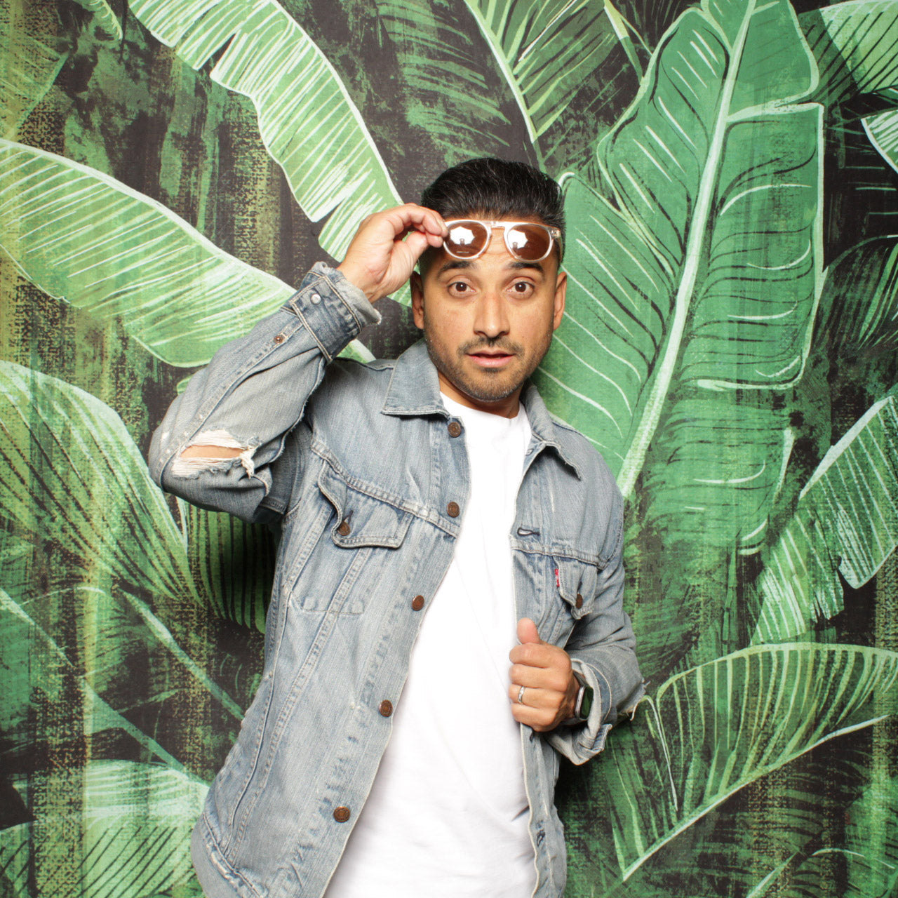 Tropical Wall Fabric Backdrop