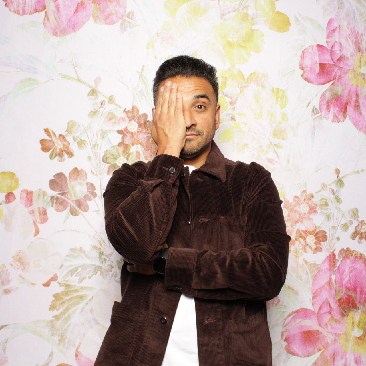 Vintage Flowers Fabric Backdrop