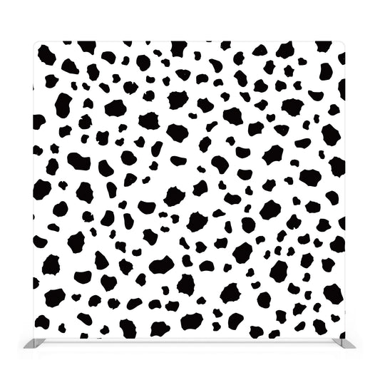 Black & White Speckled Fabric Backdrop