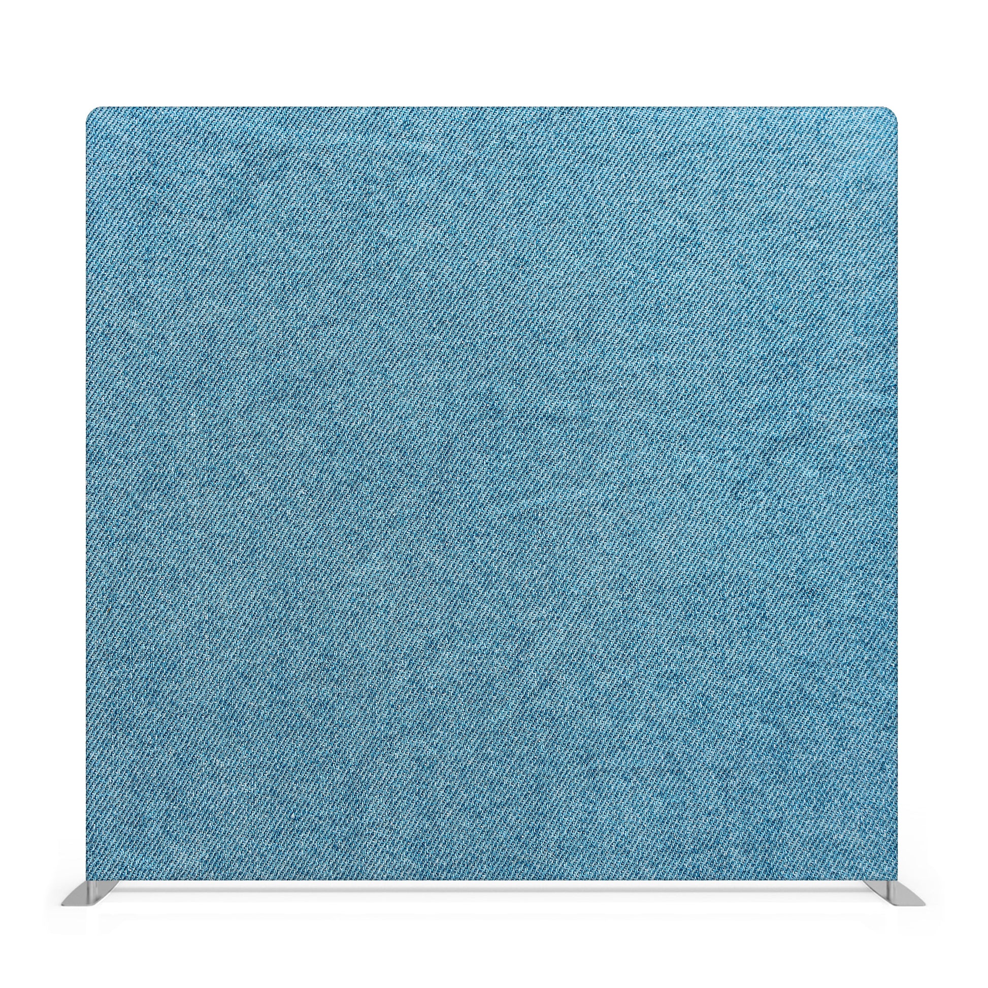 Blue Denim Fabric Photo Booth Backdrop
