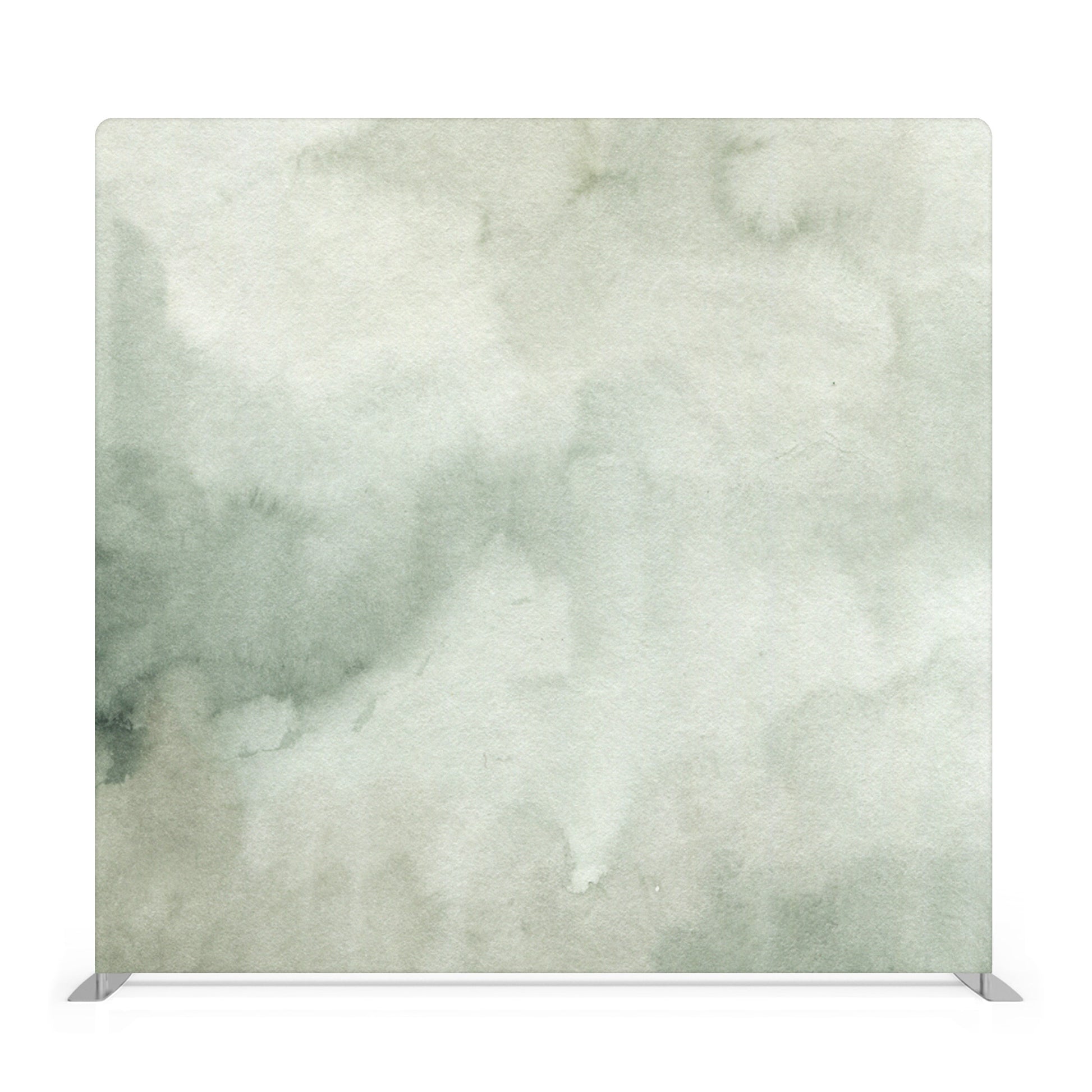 Green Watercolor Fabric Backdrop