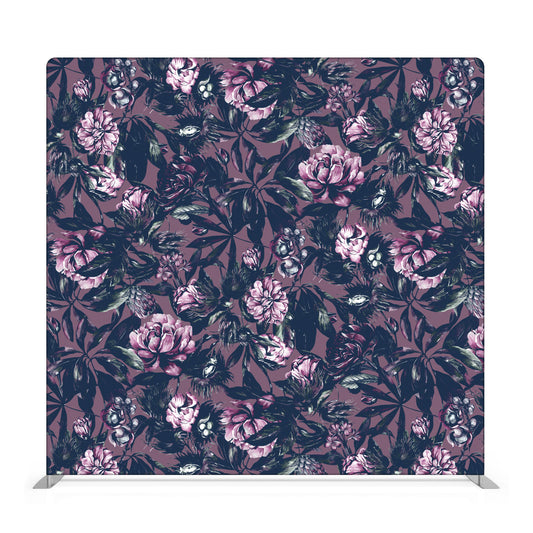 Royal Bloom Floral Fabric Backdrop